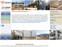 Tablet Screenshot of elkhornconstruction.com